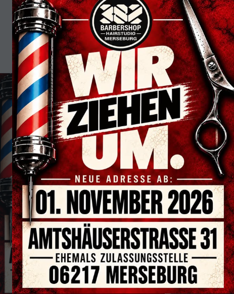 Wir ziehen um – ab 01. November 2026 in der Amtshäuserstraße 31, Merseburg